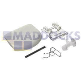 Kit maniglia sportello plastica bianca compatibile serie Servis M300, M3000, M900, M9000