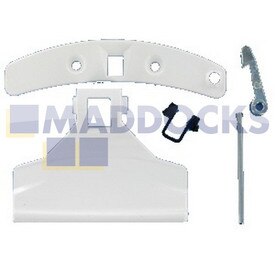No Longer Available. Discontinued [Genuine Original Zanussi IZ141W, IZ16, IZ161W; Zanker IZ12 Series White Plastic Door Handle Kit]
