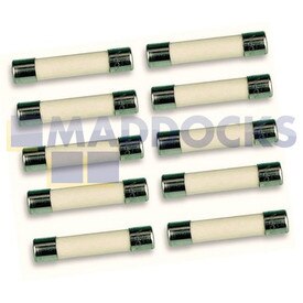 Fusibili microonde universali (10 A, 5 mm x 20 mm, confezione da 10)