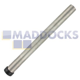 Tubo ad estensione in acciaio inox cromato produzione Regno Unito (38 mm x 440 mm)