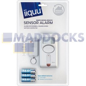 Genuine Original iiquu Remote Control Operated Sensor Alarm