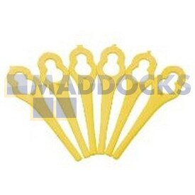 Genuine Original Bosch Safety Plastic Blades for Bosch ALM 30 (Pack of 24)