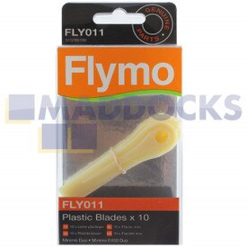 Lame in plastica originali Flymo (confezione da 10) (FLY011)
