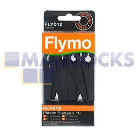 Lame in plastica originali Flymo (confezione da 10) (FLY012)