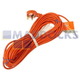Genuine Original Flymo Multi-Model Fitting Prolunga Cavo di alimentazione e spina (12 m)