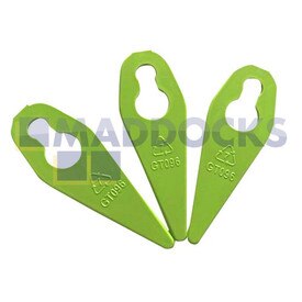 Compatible for Gtech ST04, ST05, ST20 Plastic Blades (Pack of 10) (GT096)