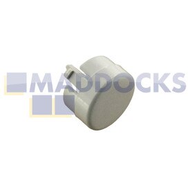 Pulsante avvio/reset bianco lavatrice originale tipo Hotpoint WIN82EX, WIXL163UK; Indesit IWDE126UK, WIDXL146UK, WIL144SPUK