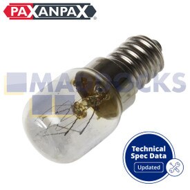 Lampadina lampada forno universale in confezione vendita al dettaglio [E14, 15 W, 220 - 240 V, 300 °C] (confezione da 1)