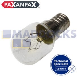 Lampadina lampada forno universale in confezione vendita al dettaglio [E14, 25 W, 220 - 240 V, 300 °C] (confezione da 1)