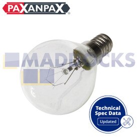 Lampadina lampada forno universale in confezione vendita al dettaglio [E14, 40 W, 230 V, 300 °C, P45] (confezione da 1)