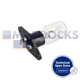 Lampadina per lampada microonde originale serie LG MB4, MC7, MC8, MC9, MP9, MS1, MS2 (230 V, 25 W)