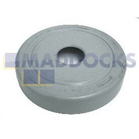 Involucro pentola fondo piatto rivestimento epossidico acciaio originale produzione Ametek Lamb per motori da 7,2" con foro da 1,75"/44 mm