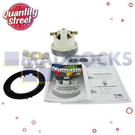 Genuine Original Ametek Produced DL11103T Numatic HVR, EVR, 375, 370, 225, 200 Series Vacuum Cleaner Push Switch Models Single Stage Through Flow Ace Motor (5.7", 1100W, 230V)