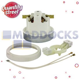 Genuine Original Ametek Produced DL11103T Full Replacement Single Stage Through Flow Ace Motor Kit for UDS1053SN Motor fitted to Numatic Push Switch Models (5.7", 1100W, 230V)