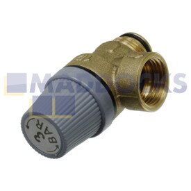 Compatibile con Demrad & Heatline Boiler 3 Bar 1/2 Valvola di sicurezza per la sfiato della pressione