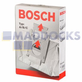 Sacchetti aspirapolvere originali BSH "Tipo A/B/C" (confezione da 5 e 1 Micro-Hygiene Filter)