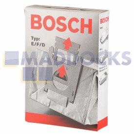 Sacchetti aspirapolvere originali Bosch "Tipo D/E/F" (confezione da 5 e 2 Micro-Hygiene Filter)