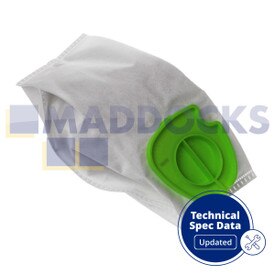 Compatibile per sacchetti SMS di tipo igienico Gtech Pro K9 (confezione da 10)