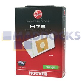 Genuine Original Hoover A Cubed Silence Series "Pure EPA" Microfibre SMS Bags (Pack of 4, H75)