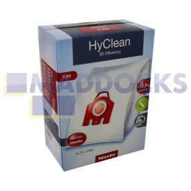 Set sacchetti SMS e filtro serie Miele Hyclean 3D FJM (confezione da 4+2)