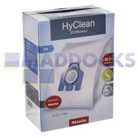 Set sacchetti SMS e filtro serie Miele Hyclean 3D GN (confezione da 4+2)