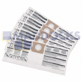 No Longer Available. Order 46-TT-06 [Genuine Original Titan 16L Wet and Dry Series Vacuum Cleaner Filter Bags (Pack of 5)]