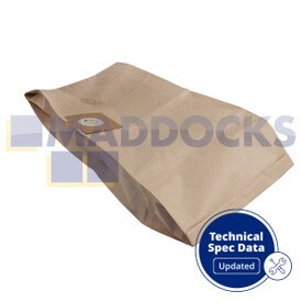 VB156T compatibile per Goblin Aquavac 620 Domestica; Karcher K2001, K3011, NT; Electrolux Z555; Rowenta 'ZR80' Vorace, Enduro, Multicraft; Sacchi di carta Soteco serie 15L e 30L (confezione da 10)