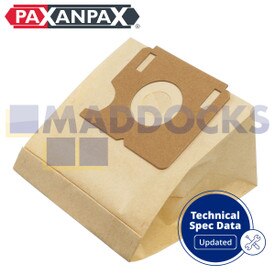 Sacchetti di carta compatibili VB209 "serie Electrolux Boss Cylinder" (confezione da 5)