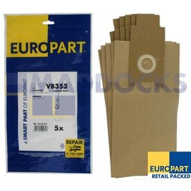 Sacchetti di carta compatibili VB353 "Hotpoint 8630" (confezione da 5)