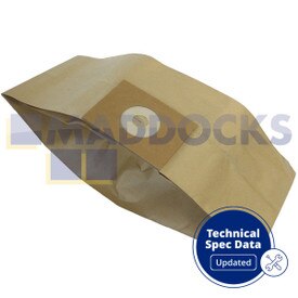 VB468T compatibile per Premiere Mini 175, DVU140; Sacchetti di carta Truvox Valet Contract serie V6, V9, V10 (confezione da 10)
