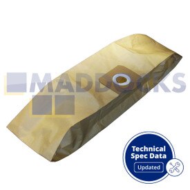 Sacchetti di carta in confezione sfusa compatibili VB470T "Rowenta RU11" (confezione da 10)