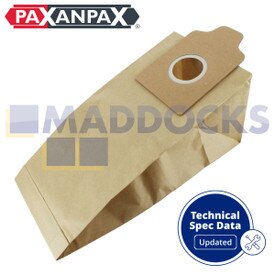 Sacchetti di carta compatibili serie VB816 Morphy Richards Ultra Light Ecovac (confezione da 5)