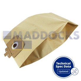 Compatibile VB823T per sacchetti di carta tipo Taski Vento 8 (confezione da 10)