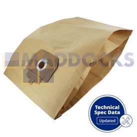 Compatibile VB824T per sacchi di carta tipo Taski Vento 15 (confezione da 10)