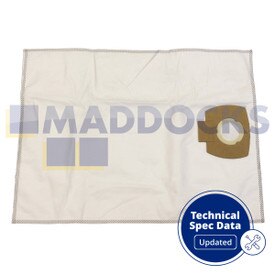 Sacchetti filtro compatibili VB826 serie Nilfisk Alto Aero (confezione da 4 + 1 filtro da bagnato in vello)