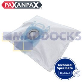 Sacchetti compatibili VB827 Bosch "tipo G XXL/G XL" MegaFilt SuperTEX SMS (confezione da 5)