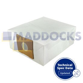 Sacchetti in Carta Compatibili VB834 Truvox VTV Valet Tub Vac (confezione da 10)
