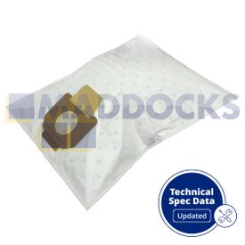 Compatibile VB841 per Makita 446L, VC2000, VC3000, Sacchetti in microfibra SMS per aspirapolvere serie 9000 (confezione da 5)