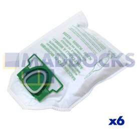 Compatibile per Sacchetti in Microfibra Vorwerk, Folletto, Folletto VK200 (confezione da 6)