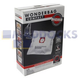 Sacchetti aspirapolvere in microfibra originali Wonderbag Compact tipo universale 3L SMS (confezione da 5)