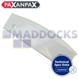 Maniglia sportello plastica bianca compatibile serie BSH Bosch GSD, GSL, KTL, KTR