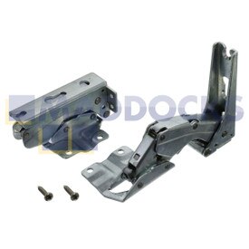 Compatibile per il gruppo BSH: Bosch, Neff, Siemens Multi Model Fitting Set di cerniere per porte inferiori e superiori (3702 5.0 / 3703 5.0 e 3306 5.0 / 3307 5.0)