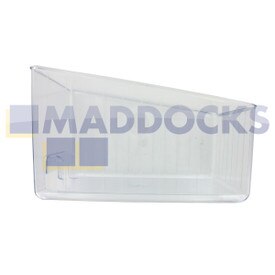 Cassetto verdura plastica trasparente frigo originale serie BSH Neff K4000, K5000, K9000; Bosch KIC, KIE, KIM (180 mm x 220 mm x 300 mm)