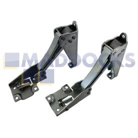 Kit cardine sportello originale per Hygena, Diplomat, Necht, Homark, Smeg, Belling, Ariston, Creda, Hotpoint, Indesit, New World, Servis per vari modelli
