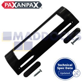 Maniglia frigo nera universale (da 80 mm a 165 mm)