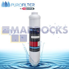 Filtro acqua compatibile tipo WF22 (raccordo in linea universale da 1/4" tipo DD-7098, GXRTQR, SXS, BL-9808, DA29-10105J HAFEX/EXP, USC100 produzione e marca Purofilter)