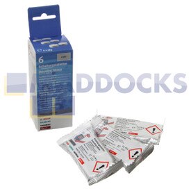 No Longer Available. Order 55-BS-04 [Genuine Original Bosch Siemens Descaling Tablets for Coffee Machines and Kettles (Pack of 6, Old Style Packaging)]
