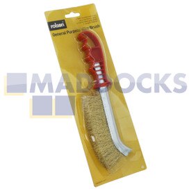 Spazzola metallica aggraffata per uso generico originale Rolson Tools