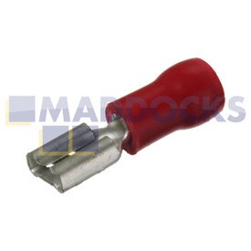 Connettore push-on femmina rosso universale (confezione da 100)