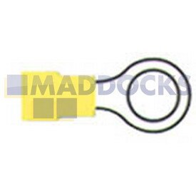 Connettore ad anello giallo universale (10 mm, confezione da 100)